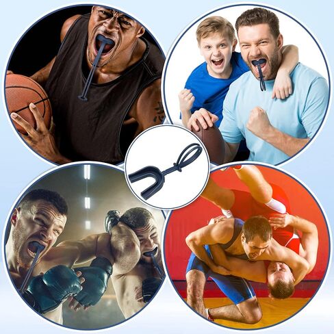 TOODOO 3 Pcs Football Mouth Guard with Strap Youth Mouth Guard Football Mouthpiece Soft Youth Mouth Guard Football Mouthpiece for Boxing Fit Lacrosse, Basketball, Football(Red) in Kuwait