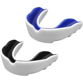Sports Mouth Guard for Kids and Youth,2 Pcs Boys Girls Mouthguard with Case (BPA Free) for Boxing Football Hockey Karate Rugby