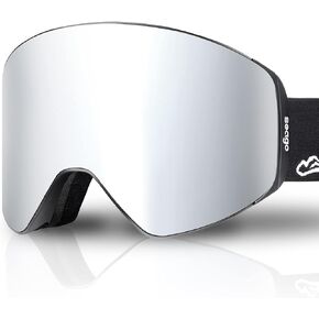 Seago Magnetic Ski Goggles for Adult Youth, Anti Fog 100% UV400 Protection Helmet Compatible in Kuwait