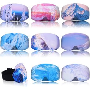 8 قطع من غطاء نظارات التزلج على الجليد من كوبكيم، غطاء واقي للنظارات مضاد للخدش والغبار وغطاء نظارات التزلج للرجال والنساء ونظارات التزلج وحماية العدسات ومستلزمات السفر in Kuwait