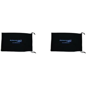 Sellstrom Protective Eyewear Micro-Fiber Bag For Odyssey II Eye Goggles with Drawstring, Black, S79905 (Pack of 2)