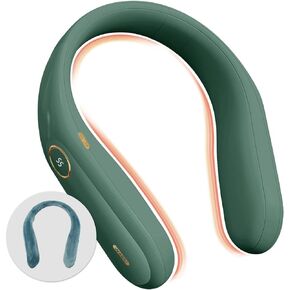 جهاز تدفئة الرقبة من ICEBIRDS قابل لإعادة الشحن، وسادة تدفئة معلقة بتقنية جديدة 2021 للرقبة، شاحن متنقل بقوة 8000 مللي أمبير في الساعة، 4 إعدادات للحرارة، علاج حراري رائع للرياضات الداخلية والخارجية، هدايا دافئة in Kuwait