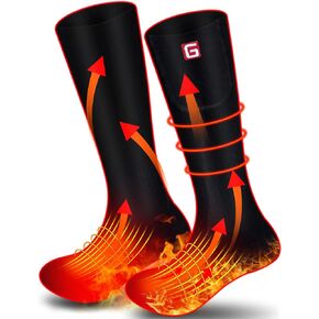 Spring Heated Socks Rechargeable Battery Heated Socks for Men Women,Thermal Insulated Heated Socks,Electric Winter Warm Heating Socks Sports Outdoor Hiking Climbing Hunting Foot Warmer in Kuwait