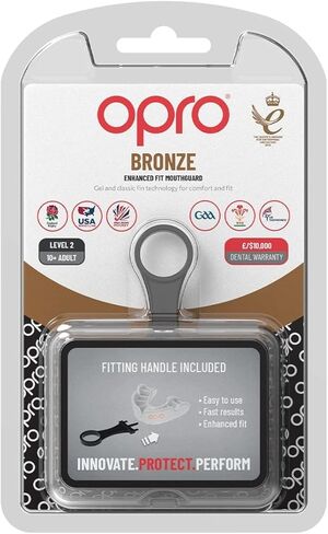 OPRO Bronze Level Adult and Youth Sports Mouthguard with Case and Fitting Device, Kids Gum Shield for UFC, MMA, Boxing, BJJ and Other Combat Sports (UFC Red, Youth) in Kuwait