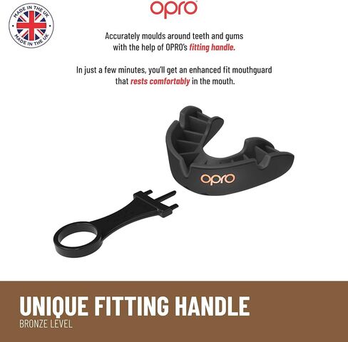 OPRO Bronze Level Adult and Youth Sports Mouthguard with Case and Fitting Device, Kids Gum Shield for UFC, MMA, Boxing, BJJ and Other Combat Sports (UFC Red, Youth) in Kuwait