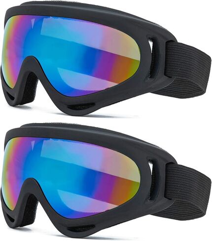 Lelinta Ski Goggles Snowboard Goggles Ski Glasses Snow Goggles Motorcycle Goggles for Men & Women & Youth in Kuwait