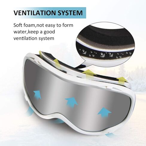 نظارات التزلج 4-FQ للرجال، نظارات الثلج للنساء، نظارات التزلج على الجليد OTG، نظارات رياضية للثلج، نظارات سنوبيل للشباب والبالغين... in Kuwait