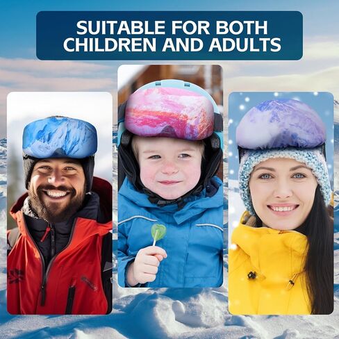 8 قطع من غطاء نظارات التزلج على الجليد من كوبكيم، غطاء واقي للنظارات مضاد للخدش والغبار وغطاء نظارات التزلج للرجال والنساء ونظارات التزلج وحماية العدسات ومستلزمات السفر in Kuwait