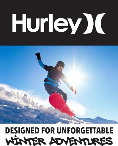 Hurley Adults' Ski Goggles - UV Protection Spherical Lens OTG Snow Goggles - Anti-Fog Snowboard Goggles for Men and Women in Saudi Arabia