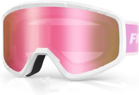 Findway Ski Goggles OTG, [2023 Upgraded] Snow Goggles for Adult Men Women Youth All Helmet Compatible Anti fog & glare & UV in Kuwait