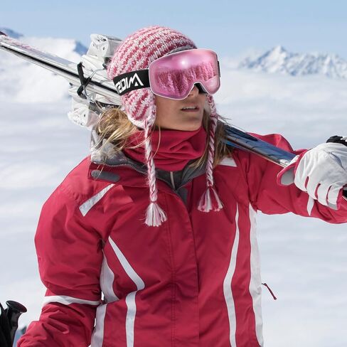 نظارات التزلج Micisty نظارات OTG على الجليد للرجال والنساء نظارات التزلج المغناطيسي نظارات الثلوج مع نظارات عدسة قابلة للتبديل in Kuwait