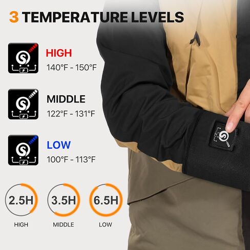 MIEVNIO Heated Glove Liners Rechargeable Gloves - Electric Battery Heated Gloves for Men Women, Upgraded Touchscreen Thin Gloves for Winter Hiking Ski Riding Cycling, Black in Kuwait