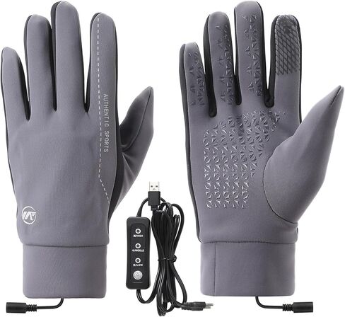 بست فاير قفازات حرارية للرجال والنساء مع وسادة تدفئة قابلة للازالة، قفازات تدفئة كهربائية بمنفذ USB للرياضة، قفازات تزلج كهربائية للتزلج في الهواء الطلق والتزلج على الجليد والدراجات النارية وركوب in Kuwait