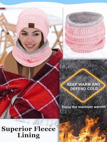 20pcs Winter Hat Scarf Gloves Sock Set Knit Beanie Hat Touchscreen Gloves Neck Warmer Scarf for Women Men in Saudi Arabia