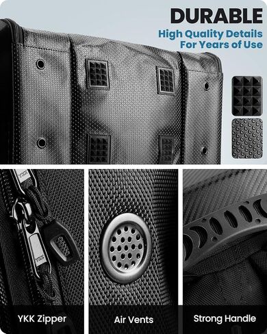 OutdoorMaster Boot Bag - Hard Case Ski Boots and Snowboard Boots Bag, Excellent for Travel with Waterproof Exterior & Bottom - for Men, Women and Youth, 65L in Saudi Arabia