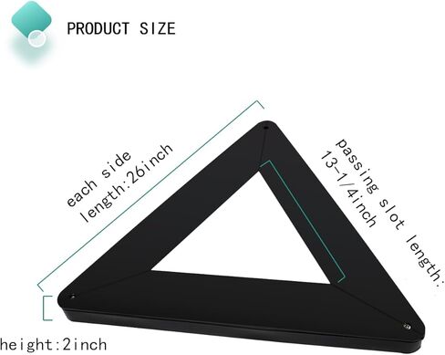 LAJIAOZ Hockey Extreme Triangle Passer Rebounder معدات تدريب الهوكي شديدة التحمل لتدريب لاعب الهوكي على الجليد، والأرض الجافة تعمل على تحسين مهارات التمرير والتصويب وفتحات التمرير مقاس 26 بوصة in Kuwait