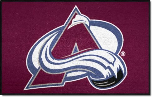 FANMATS - 10616 NHL Colorado Avalanche Nylon Face Hockey Puck Rug, 27" diameter in Kuwait