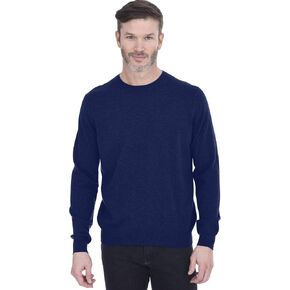 Cashmeren Men's Basic Crewneck Sweater 100% Pure Cashmere Long Sleeve Round Neck Pullover in Kuwait