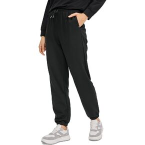 CRZ YOGA Cinch Bottom Sweatpants Women High Waisted, Thick Cotton Sweat Pants with Pockets Casual Lounge Athletic Joggers