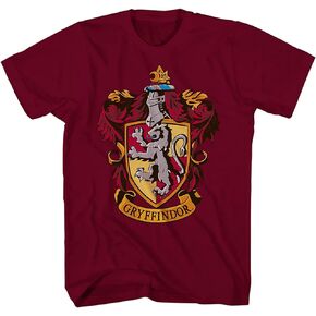 Harry Potter Boys Hogwarts T-Shirt - Hogwarts Gryffindor Hufflepuff Ravenclaw Slytherin Wizardry Shirt