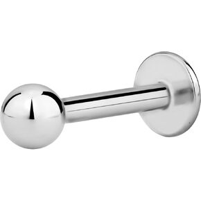 Forbidden Body Jewelry Piercing Jewelry, Tragus Piercing Jewelry, Tragus Jewelry, 14G-18G Internally Threaded Surgical Steel, Helix Earring and Labret Stud with Ball Top