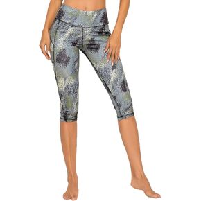 FITTOO Women's Yoga Capris Leggings Pockets Workout Pants in Kuwait