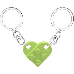 سلسلة مفاتيح LGOUYGG متطابقة من الطوب للأزواج، مجموعة سلاسل مفاتيح لطيفة على شكل قلب، هدايا رائعة لصديقتك وصديقك in Kuwait