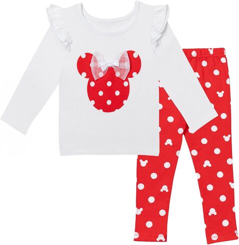 Disney Minnie Mouse T-Shirt Leggings and Headband 3 Piece Newborn to Toddler in Saudi Arabia
