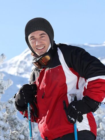 Motarto Winter Warm Earflap Hat Extended Thickened Fleece Lined Knit Beanie Hats Stretchy Windproof Skull Cap for Men Women in Kuwait