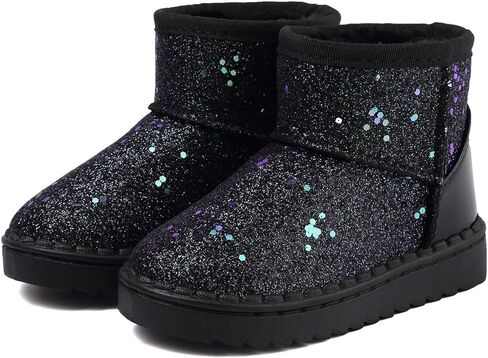 Girls Boots, Bunny Kid Boots Warm Winter Sequin Waterpoof Outdoor Snow Boots (Toddler/Little Kids) in Saudi Arabia