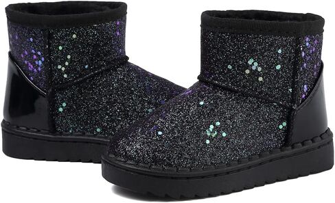 Girls Boots, Bunny Kid Boots Warm Winter Sequin Waterpoof Outdoor Snow Boots (Toddler/Little Kids) in Saudi Arabia