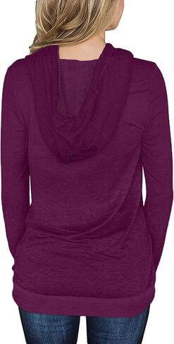 Onlypuff المرأة البلوز هوديي التعادل صبغ البلوز الدافئة الأعلى in Kuwait