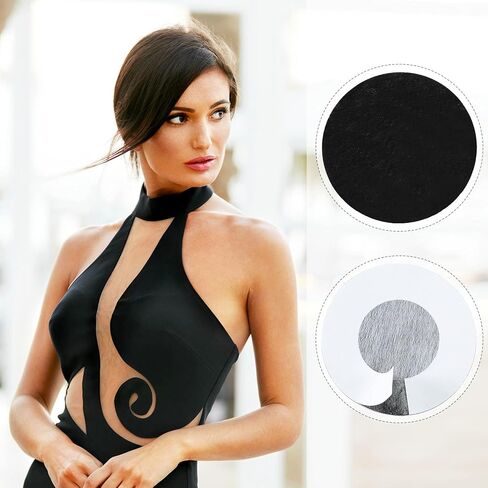 SATINIOR 40 Pairs Disposable Nipple Breast Covers Adhesive Breast Pasties Petal Bra Pasties for Women in Kuwait