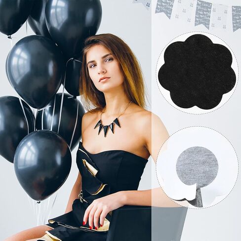 SATINIOR 40 Pairs Disposable Nipple Breast Covers Adhesive Breast Pasties Petal Bra Pasties for Women in Kuwait