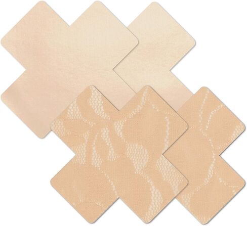 غطاء حلمة من القماش ذاتي اللصق مقاوم للماء للنساء من Nippies - قلب أو صليب in Kuwait