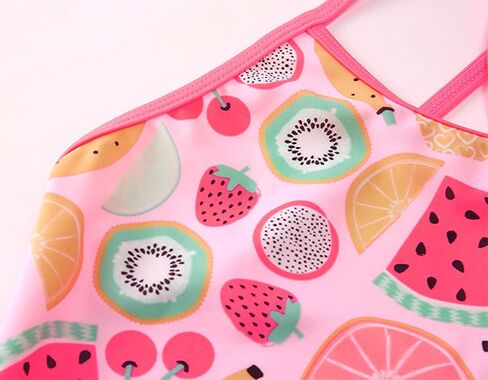 ملابس سباحة تانكيني للفتيات مكونة من قطعتين بدلة سباحة بعامل حماية من الأشعة فوق البنفسجية 50+ ملابس سباحة رياضية هالتر للأطفال in Kuwait