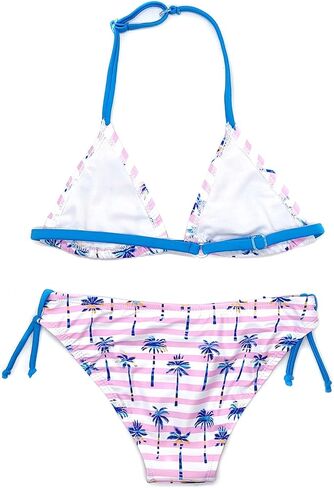 SHEKINI Girls Swimwear Halter Triangle Bikini Leopard Print Two Piece Swimsuits in Saudi Arabia