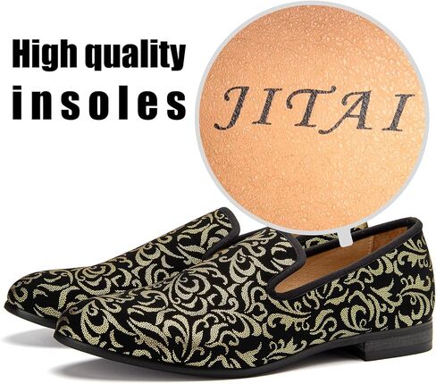 أحذية JITAI الفاخرة للرجال أحذية بدون كعب سوداء من الجلد للرجال أحذية كاجوال مريحة in Kuwait