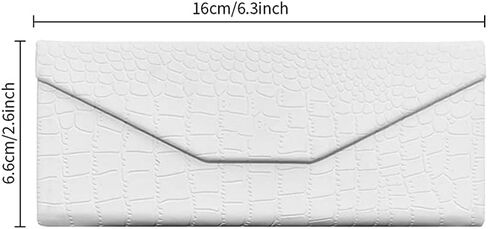 حافظة نظارة شمسية قابلة للطي على شكل مثلث، حافظة نظارة محمولة للرجال والنساء مع قطعة قماش للنظارات in Kuwait