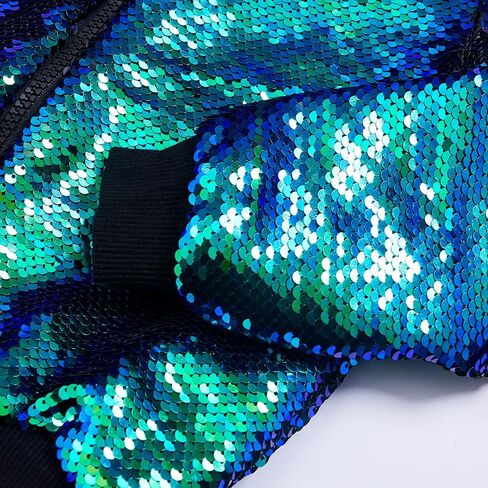 Cilucu Kids Jackets Girls Boys Flip Sequin Zipper Coat Jacket for Toddler Girls Birthday Outerwear Clothes in Kuwait