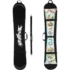 Yepro Snowboard Cover Sleeve Case, Snowboard Sleeve Cover Bag Adjustable Soft Cover with Shoulder Strap Snowboard Cover Bag with Binding Open in Saudi Arabia