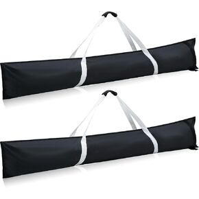 Locmeo 2 Pcs Adult Unisex Ski Bag 420D Polyester Water Resistant Skiing Bags with Adjustable Length and Straps, for Snowboard Carrier Transport, Travel, Kids, Youth, Men, Women, 72.83 x 13 Inches in Saudi Arabia