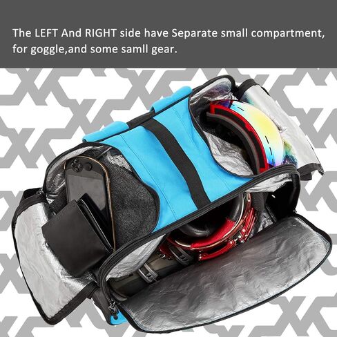 اكس سي مان شنطة احذية التزلج على الجليد، ممتازة للسفر مع جزء خارجي وجزء سفلي مقاوم للماء - 30 لتر in Kuwait