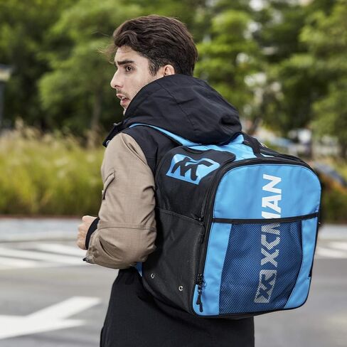 اكس سي مان شنطة احذية التزلج على الجليد، ممتازة للسفر مع جزء خارجي وجزء سفلي مقاوم للماء - 30 لتر in Kuwait