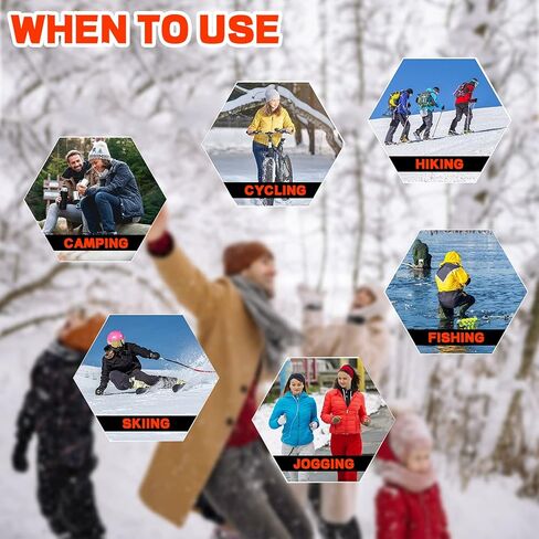 【8 عبوات】 مدفئات يد سحرية قابلة لاعادة الاستخدام، عبوة حرارية قابلة لاعادة الاستخدام، لتدفئة اليدين، للاستخدام في الاماكن المغلقة والمفتوحة، العمل، الدراسة، التخييم، الجولف، التزلج، هدايا دافئة، in Kuwait