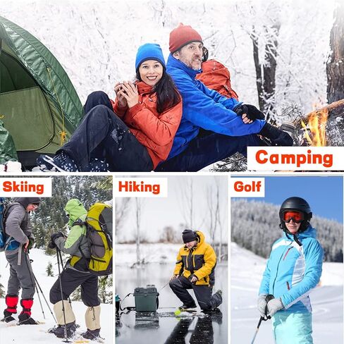 【8 عبوات】 مدفئات يد سحرية قابلة لاعادة الاستخدام، عبوة حرارية قابلة لاعادة الاستخدام، لتدفئة اليدين، للاستخدام في الاماكن المغلقة والمفتوحة، العمل، الدراسة، التخييم، الجولف، التزلج، هدايا دافئة، in Kuwait