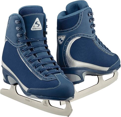 Jackson Ultima Softec Vista ST3200 ST3201 Figure Ice Skates for Women and Girls/Black, Navy, White Bundle with Guardog Skate Guards Jackson Skate Bag JL350 in Kuwait