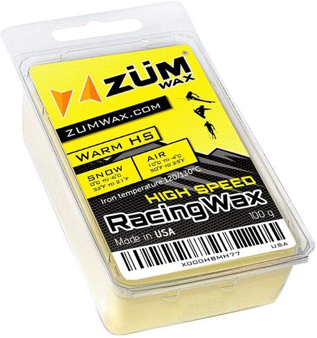 شمع سباق التزلج على الجليد من زوومواكس هاي فلورو - درجة حرارة دافئة - 100 جرام - شمع نابض ممتاز !!! شمع حديد من فلورو ريسنج بسعر لا يصدق!! ! in Kuwait