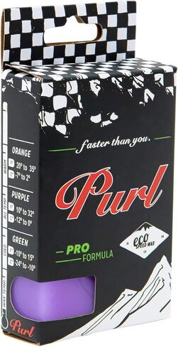 PURL PRO Ski & Snowboard Wax- Competition Wax - Race Wax - 68g Bar - Fluoro Free in Saudi Arabia