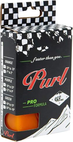 PURL PRO Ski & Snowboard Wax- Competition Wax - Race Wax - 68g Bar - Fluoro Free in Saudi Arabia